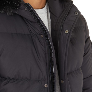 Veste matelassée softshell pour homme, prix d'usine, vente en gros, haute qualité, coupe-vent, fermeture éclair, logo et taille personnalisés, style streetwear hip-hop - Product Image 3