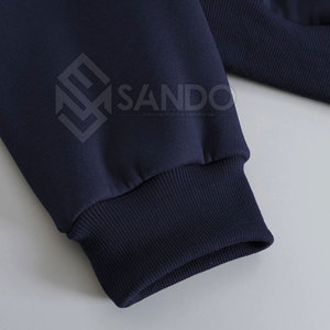 Sudadera corta informal de alta calidad para mujer, nuevo diseño elegante con logotipo frontal para invierno, precio al por mayor - Product Image 3