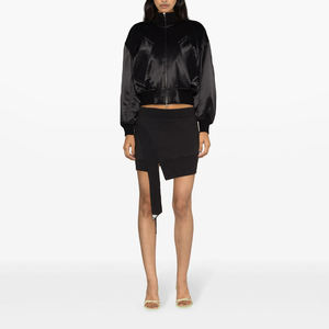 Custom Made Logo Men's <b>Jackets</b> Varsity Bomber Baseball Letterman <b>Jacket</b> Silk Satin Varsity <b>Jacket</b> - Product Image 3