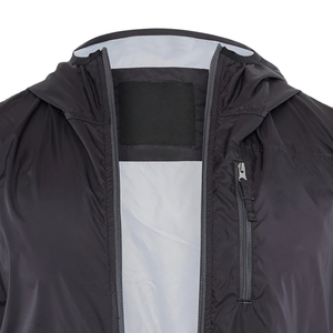 2024 New Arrival Custom Logo Men's Hooded Windbreaker Jacket Long Sleeves Stand Collar Quick Dry Breathable Vintage <b>Winter</b> - Product Image 3