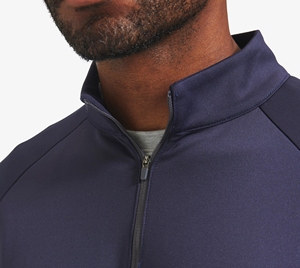Nouveau design Upf Sweatshirt personnalisé solide 14 Zip Pullover Fitness Golf Hoodie Sports Zip up Hoodies Pullover pour hommes - Product Image 3