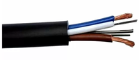 Câble de fibre électronique composite OPLC d'usine 48 conducteurs de fil de cuivre 21x20mm câble de fibre optique électronique composite