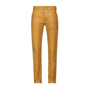 กางเกงหนังลำลองทรงตรงน้ำหนักเบาสำหรับผู้ชาย ผลิตจากโรงงาน ขายดี คุณภาพสูง ขายส่ง ราคาโรงงาน เอวกลาง - Product Image 1