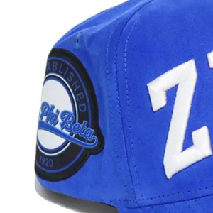 Gorro de Béisbol Zeta Royal Blue Sooo Sweet para Mujer, Gorra Plana Ajustable de Hermandad Griega, Bordado Premium - Product Image 6