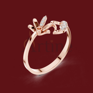 Bague indienne au design 14K Heritage à Kaunda - Product Image 1