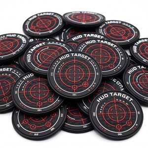 Badge rond en PVC souple, patch 3D en caoutchouc, microchip CPU, fabrication directe, pour sac à dos, veste, casquette, uniforme, usage extérieur - Product Image 3