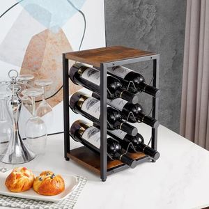Classic Design Wine Bottle Storage Rack Holder for Kitchen Home Decoration Dining <b>Table</b> champagne Wine Display Rack Holder bar - Product Image 5