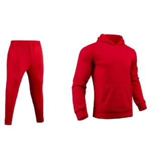 Pantalones deportivos de talla grande para hombre con impresión personalizada OEM 3240G 80% Algodón 20% poliéster 2 piezas chándales de invierno - Product Image 4