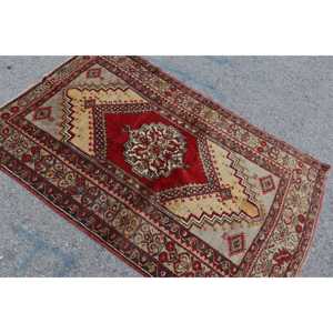 พรมตุรกีขนาด 3.8x5.8 ฟุต พรมลายวินเทจ พรมลายดอกไม้สีน้ำตาลแดง - Product Image 3