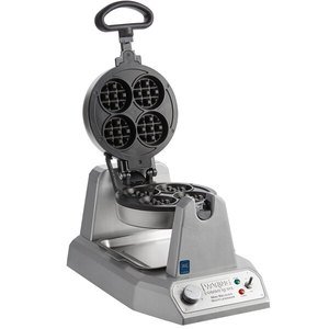 ORIGINAL NEW WMB400X Non-Stick Mini-Belgian <b>Waffle</b>-<b>Maker</b>, 2400W, 120V for High-Volume <b>Waffle</b> Production - Product Image 1