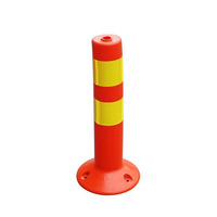Poteaux de signalisation flexibles de sécurité Wesure, 45, 75, 100 mm, haute intensité réfléchissante, pour délimitation routière
