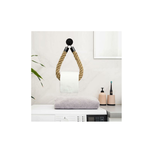 Porte-rouleau mural en corde Porte-rouleau de papier toilette Porte-rouleau de papier toilette pour pièce design au meilleur prix - Product Image 1