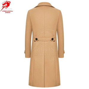Manteaux Trench Longs Classiques Premium en Tissu Résistant à l'Eau, Fermeture à Double Boutonnage, Vêtements d'Extérieur pour l'Hiver - Product Image 2