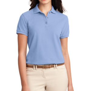 T-shirts de golf de sport à manches courtes pour hommes femmes 230 grammes 100% pur coton Anti-boulochage sport Polo chemises de golf pour femmes - Product Image 1