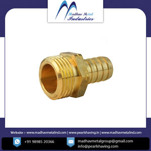 Conector macho de pezón de manguera automotriz de latón de tamaño personalizado Accesorios de manguera PEX forjados con servicio OEM y garantía de 3 años de la India - Product Image 5