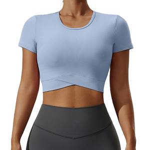 เสื้อครอปท็อปผ้าฝ้ายคุณภาพสูงราคาส่ง OEM สำหรับผู้หญิง พร้อมบริการพิมพ์ลายหรือปักแบบกำหนดเอง - Product Image 5