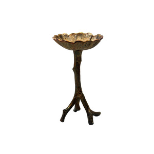 Portavelas de aluminio dorado antiguo del superventas, soporte de iluminación de mesa hecho a mano, decoración para el hogar, candelabros de Metal - Product Image 2