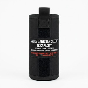 Funda para cartucho de humo resistente al agua y reforzada de alta configuración con sistema MOLLE, anilla de tracción, bucle de cincha y bolsa de liberación lateral 1000D - Product Image 4