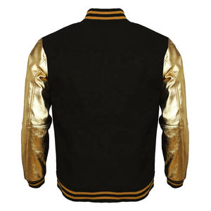 Chaqueta Universitaria Personalizada con Parche de Nombre, Estilo Color Block Opcional con Botones Clásicos - Product Image 2