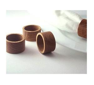 La meilleure qualité avec des ronds de serviette au design simple en bois naturel fini pour un usage domestique quotidien - Product Image 1