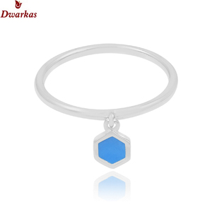 เครื่องประดับแฟชั่นสำหรับงานแต่งงานแหวนเคลือบสีขาวเงินสเตอร์ลิง925 - Product Image 4