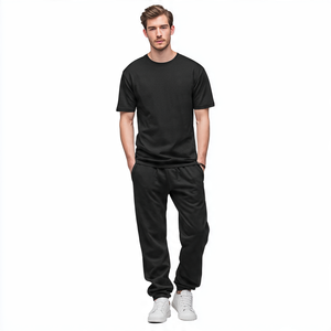 Camiseta de alta calidad para hombre, chándal, camiseta de manga corta de verano, Pantalón de algodón 100%, camiseta de poliéster y algodón, chándal para hombre - Product Image 2
