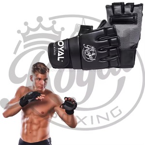 Gants MMA professionnels de haute qualité pour adultes Logo personnalisable en cuir PU Kickboxing Sportswear Caractéristiques durables - Product Image 3
