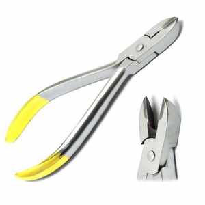 Ensemble d'instruments manuels de qualité supérieure en acier inoxydable pour la coupe de fils d'orthodontie, pince à couper les fils distaux. - Product Image 2