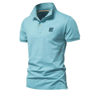 เสื้อโปโลเนื้อผ้าเรียบเนียน สัมผัสนุ่มสบาย เหมาะสำหรับฤดูร้อนและการใช้งานในชีวิตประจำวัน - Product Image 1