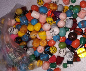 Cuentas de piedra de resina multicolor personalizables para hacer joyas con acabado brillante con gota con acabado brillante - Product Image 2