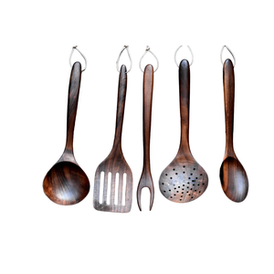 Juego de Cubiertos de Bambú Premium con Acabado Natural, Ideal para Cenas Elegantes en Casa y Mesas de Boda, Venta al por Mayor desde India - Product Image 1