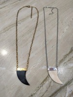 Collier fait main avec pendentif en véritable os de buffle, design artisanal, bijoux en corne de buffle d'Inde par faizacraft