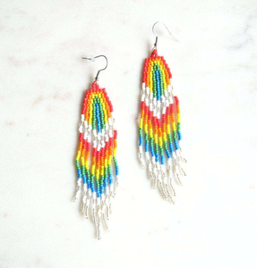 Top Selling Festive Handmade Seed Bead <b>Earrings</b> <b>Christmas</b> Embroidered Drop Jewelry for Women - Product Image 4
