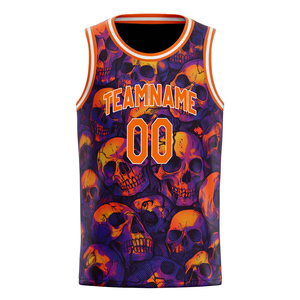 Nouveau meilleur maillot de basket-ball unisexe classique avec design sans manches OEM Logo personnalisé respirant Sublimation Technics Top basket-ball - Product Image 6