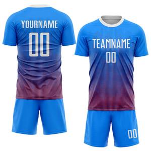 Wholesale <b>Men's</b> Soccer <b>Jersey</b> Uniform 100% Polyester Eco-Friendly Lightweight Breathable Custom Colors Adult Team Training Wear - Product Image 1
