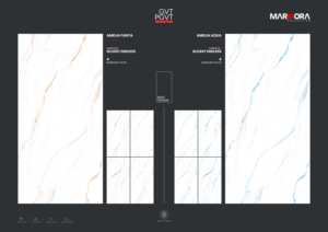 Dalles murales et de sol en porcelaine de luxe 600x1200 avec aspect marbre brillant pour les projets d'intérieur modernes et commerciaux - Product Image 4