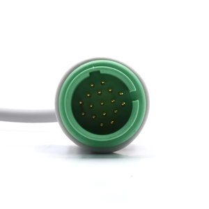 Cable ECG de 3 Derivaciones Compatible con Spacelabs Ultraview SL, Cable ECG de Conexión Directa IEC con Clip Ultraview 90496 de Buena Calidad - Product Image 3