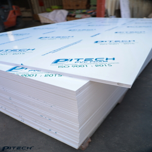 Vietnam manufacture Pitech blanc PVC co-extrudé panneau de mousse pour l'impression publicité salle de bain armoire gravure panneau d'affichage - Product Image 1