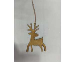 Handcrafted <b>Wooden</b> Christmas Tree Hanging <b>Ornament</b> Natural Wood Holiday Decor At Cheap Price - Product Image 3