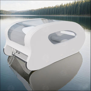 Traîneau à neige gonflable, grand radeau flottant, bateau, ponton aquatique avec canapé pour se détendre - Product Image 1