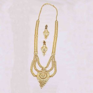 Wholesale Fashion Jewelry 14K 18K 24K Gold Plated Forming <b>Long</b> Jewelry Set, Traditional <b>Long</b> Jewelry, Brass Gold Plated Jewelry. - Product Image 1