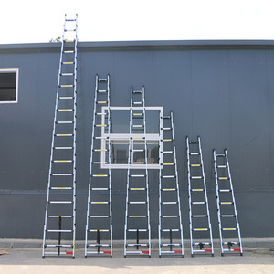 Nhiệm vụ nặng nề Kính thiên văn thang với chống trượt loại bánh xe thang thẳng đứng - Product Image 4