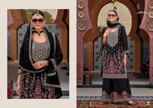 Trendy Palazzo Suit Collection para mujer Fashion Forward Ethnic Wear Perfecto para ocasiones elegantes Disponible a un precio asequible - Product Image 3