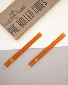 Puntas de filtro preenrollables de vidrio de 109mM personalizadas al por mayor, embalaje de tubo de papel biodegradable con estampado OEM - Product Image 5