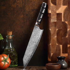 Venta al por mayor pedidos personalizados a granel OEM ODM servicio Damasco Chef cuchillo forjado a mano de acero inoxidable cuchillos de cocina profesionales - Product Image 2