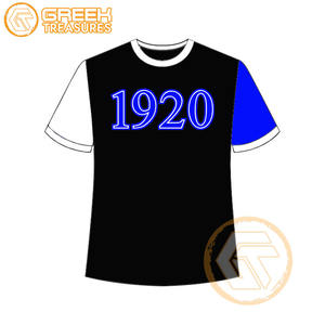 Venta al por mayor personalizada Zeta Phi Beta mujeres camiseta hermandad ropa algodón camisetas más finas mujeres fraternidad prendas - Product Image 3