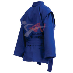 Uniformes profesionales Sambo 100% algodón Sambo uniforme artes marciales Karate ropa con logotipo personalizado - Product Image 2