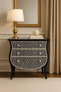 Export Quality Exclusive Handmade Bone Inlay Storage <b>Drawer</b> Unit Luxury Furniture for Bedroom & Living Room At Discounted Price - Product Image 2