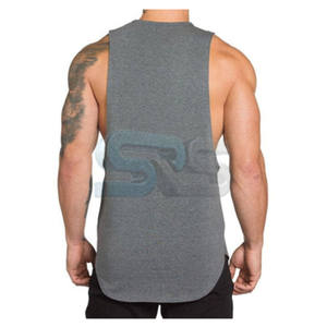 Camiseta sin mangas a la moda para hombre, camisetas sin mangas personalizadas, ropa deportiva de Fitness, ropa de gimnasio sin mangas de secado rápido para venta en línea - Product Image 6