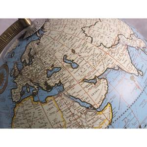 Décor d'art vintage élégant Globe du monde rotatif Décor de bureau à domicile sophistiqué et cadeau de cartographie - Product Image 5